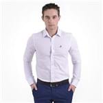 Ficha técnica e caractérísticas do produto Camisa Social Masculina Slim Branca 100203