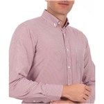 Ficha técnica e caractérísticas do produto Camisa Social Masculina Xadrez 10553091300056G - 2 - VERMELHO