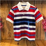 Ficha técnica e caractérísticas do produto Camisa Tommy Hilfiger Infantil Polo Listrada - Tommy Hilfiger