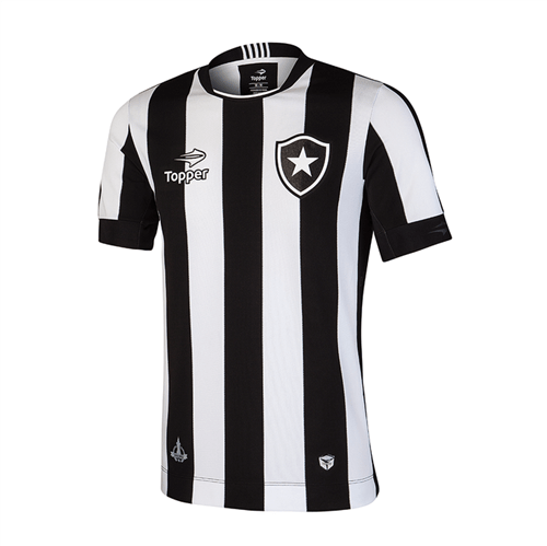 Ficha técnica e caractérísticas do produto Camisa Topper Botafogo Home 2016 Cn 16 Preto/Branco - EG