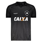 Ficha técnica e caractérísticas do produto Camisa Topper Botafogo II 2017 Patrocínio 4200988 - 3G - Preto