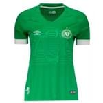 Ficha técnica e caractérísticas do produto Camisa Umbro Chapecoense Oficial 1 2018 Feminina Verde