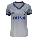 Ficha técnica e caractérísticas do produto Camisa Umbro Cruzeiro Oficial III 2018 Feminina
