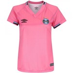 Camisa Umbro Feminina Grêmio Comemorativa - Outubro Rosa