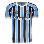 Ficha técnica e caractérísticas do produto Camisa Umbro Masculina Grêmio Oficial 1 2018 (FAN PAT Nº 7)