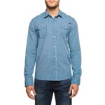 Ficha técnica e caractérísticas do produto Camisa Xadrez Calvin Klein Jeans com Bolsos