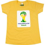 Camiseta 1 Copa do Mundo FIFA 2014 Brasil Amarela - P