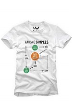 Ficha técnica e caractérísticas do produto Camiseta a Vida é Simples