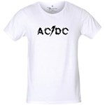 Ficha técnica e caractérísticas do produto Camiseta AC/DC Estampa - P - Branca
