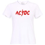 Ficha técnica e caractérísticas do produto Camiseta AC/DC - Feminina - G - Branca