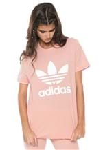 Ficha técnica e caractérísticas do produto Camiseta Adidas Originals ADICOLOR Trefoil Rosa