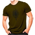 Ficha técnica e caractérísticas do produto Camiseta Atack Militar Masculina - VERDE - G