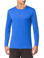 Ficha técnica e caractérísticas do produto Camiseta Athletic Ck Logo Peito - Azul Médio - M