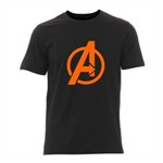 Ficha técnica e caractérísticas do produto Camiseta Avengers os Vingadores Masculina - PRETO - G
