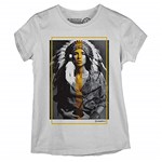 Ficha técnica e caractérísticas do produto Camiseta Baby Look Apache Girl - G Cinza