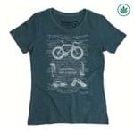 Ficha técnica e caractérísticas do produto Camiseta Baby Look Cânhamo - Triathlon / G / AZUL