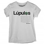 Ficha técnica e caractérísticas do produto Camiseta Baby Look Lúpulos - P Cinza