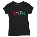 Ficha técnica e caractérísticas do produto Camiseta Baby Look - #Metoo - M PRETO