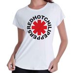Ficha técnica e caractérísticas do produto Camiseta Babylook - Red Hot Chili Peppers