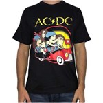 Ficha técnica e caractérísticas do produto Camiseta Banda AC DC 101 - PRETO - P