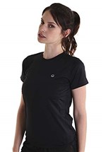 Ficha técnica e caractérísticas do produto Camiseta Basic Fit Girls - Preto G