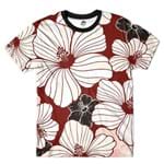Ficha técnica e caractérísticas do produto Camiseta BSC Floral Full Print Vinho