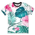 Ficha técnica e caractérísticas do produto Camiseta BSC Floral Tropical Print Masculina