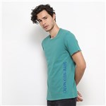 Ficha técnica e caractérísticas do produto Camiseta Calvin Klein Estampa Lateral Masculina