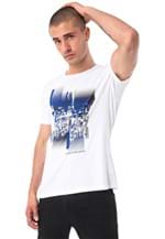 Ficha técnica e caractérísticas do produto Camiseta Calvin Klein Jeans City Branca