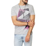 Ficha técnica e caractérísticas do produto Camiseta Calvin Klein Jeans Estampa e Relevo