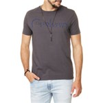 Ficha técnica e caractérísticas do produto Camiseta Calvin Klein Jeans Estampa Logo