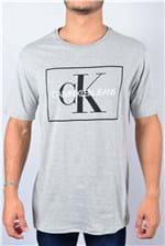 Ficha técnica e caractérísticas do produto Camiseta Calvin Klein Jeans Logo Ck