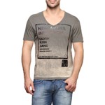 Ficha técnica e caractérísticas do produto Camiseta Calvin Klein Jeans M/C Estonada