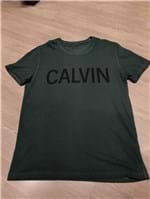 Ficha técnica e caractérísticas do produto Camiseta Calvin Klein Jeans Mc (Verde, G)