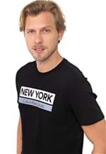 Ficha técnica e caractérísticas do produto Camiseta Calvin Klein Jeans New York Preta
