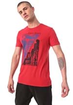 Ficha técnica e caractérísticas do produto Camiseta Calvin Klein Jeans NYC Vermelha