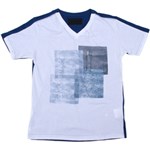 Ficha técnica e caractérísticas do produto Camiseta Calvin Klein Jeans Quadrados