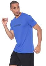 Ficha técnica e caractérísticas do produto Camiseta Calvin Klein Logo Azul