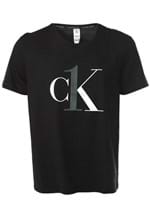Ficha técnica e caractérísticas do produto Camiseta Calvin Klein Underwear Logo Preta - Kanui