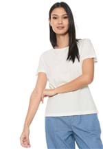Ficha técnica e caractérísticas do produto Camiseta Cantão Lisa Branca