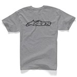 Ficha técnica e caractérísticas do produto Camiseta Casual Blaze Classic Tee - Alpinestars - G / L - Cinza e Preto