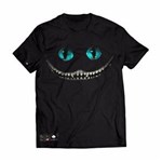 Ficha técnica e caractérísticas do produto Camiseta Cheshire Gato Alice Swag - G - Preto