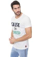 Ficha técnica e caractérísticas do produto Camiseta Colcci Bored Branca