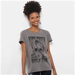 Ficha técnica e caractérísticas do produto Camiseta Colcci Born To Rock Feminina