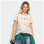 Ficha técnica e caractérísticas do produto Camiseta Colcci Estampa Sustentabilidade Feminina
