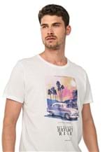 Ficha técnica e caractérísticas do produto Camiseta Colcci Estampada Off-White - Off White - Masculino - AlgodÃ£o - Dafiti
