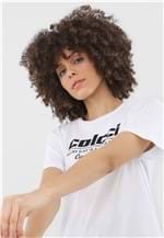 Ficha técnica e caractérísticas do produto Camiseta Colcci Fitness Lettering Branca