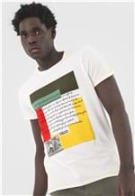 Ficha técnica e caractérísticas do produto Camiseta Colcci Lettering Off-White - Kanui