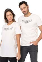 Ficha técnica e caractérísticas do produto Camiseta Colcci no Gender Lettering Off-White