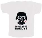 Ficha técnica e caractérísticas do produto Camiseta Darth Vader Baby (Branco, Camiseta Infantil 1)